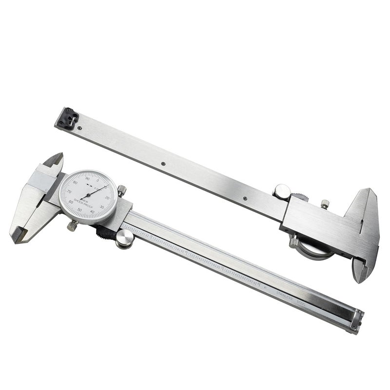 TEXALAN (R) 0-6" 4 Way Dial Caliper .001" Shock Proof Imperial Carbon Steel - Image 3